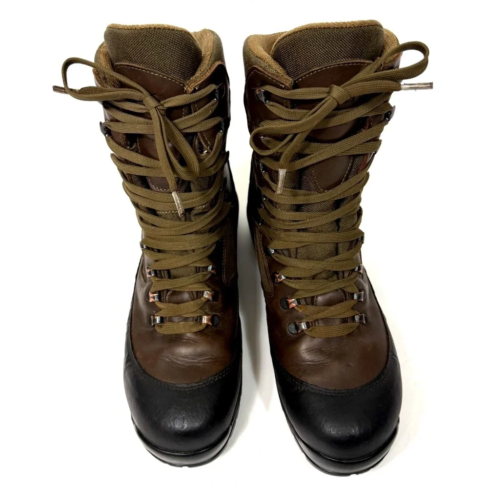 Beretta Boots Mens EU 42 US 8 Brown Green Gore Tex Hunting Outdoor Vibram Sole